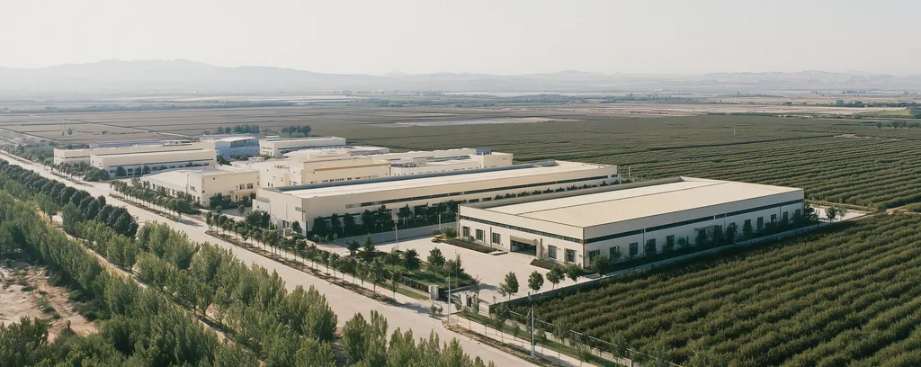 Our factory campus beside our goji farms